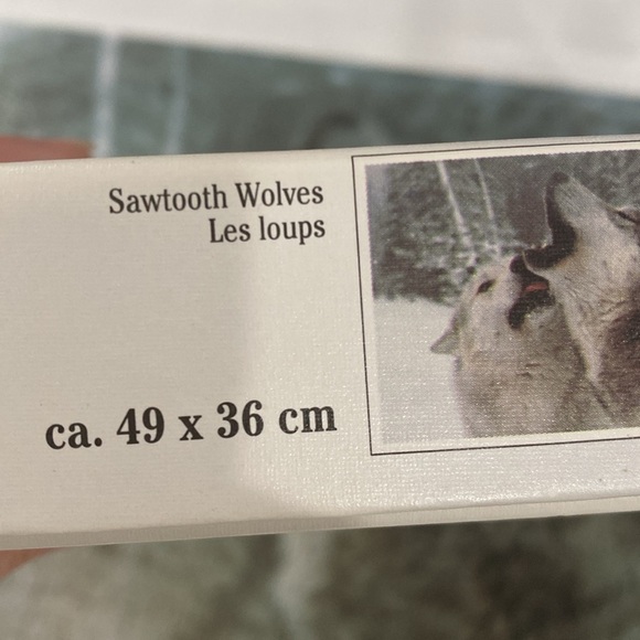 Ravensburger 500 piece puzzle Sawtooth Wolves 1997 - Picture 3 of 7